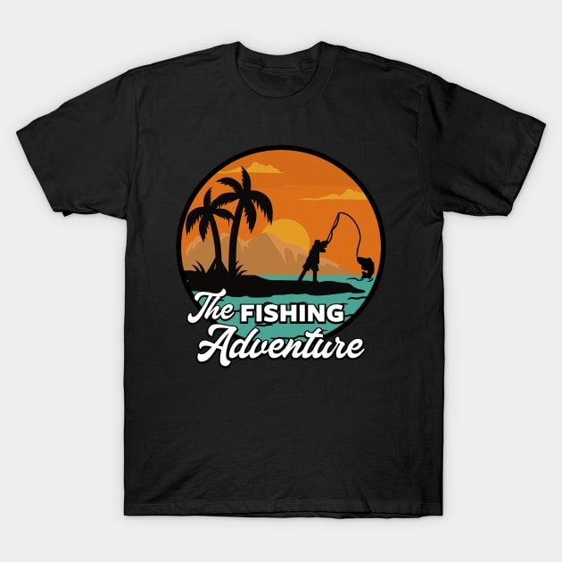 FISHING THE ADVENTURE T-Shirt by beanbeardy